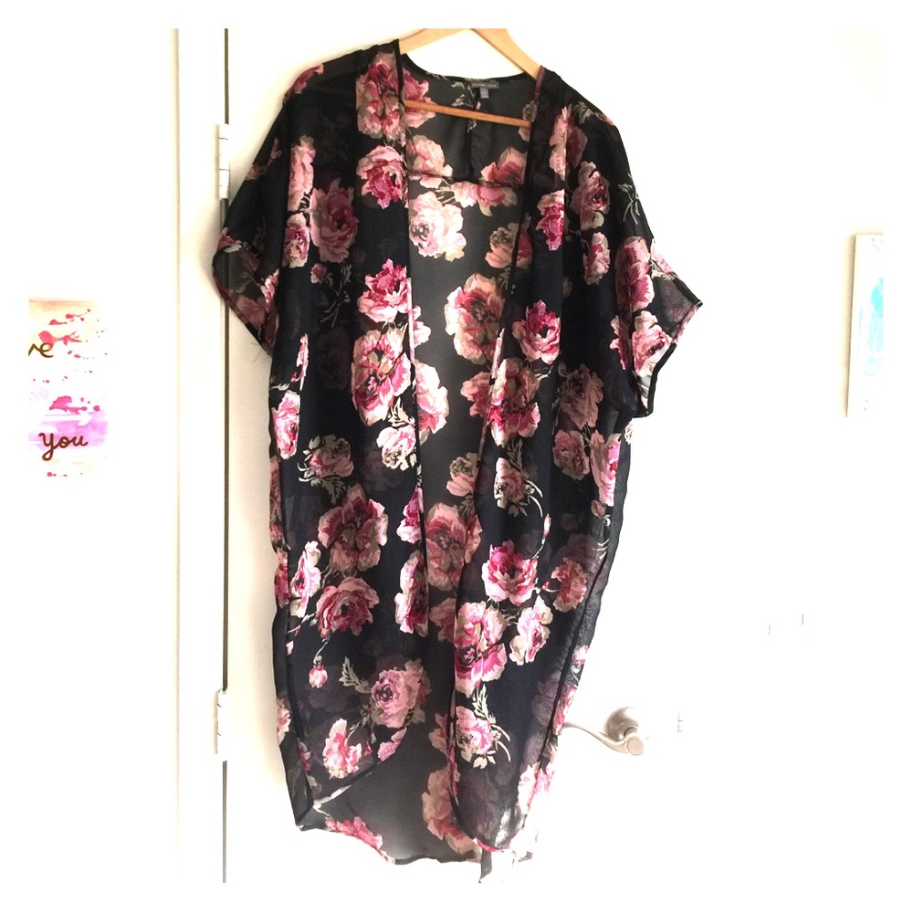 Floral Sheer Kimono
